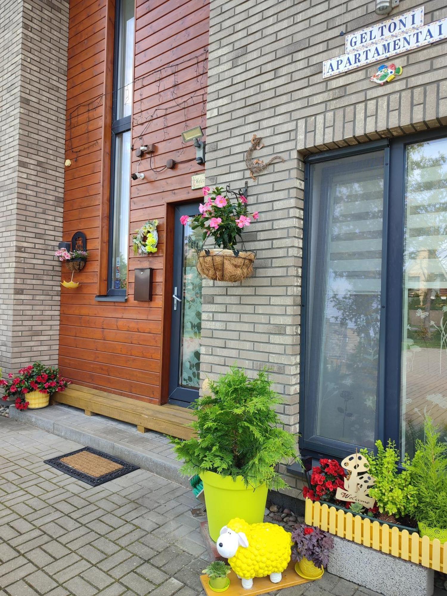 Geltoni Apartamentai Palanga Extérieur photo